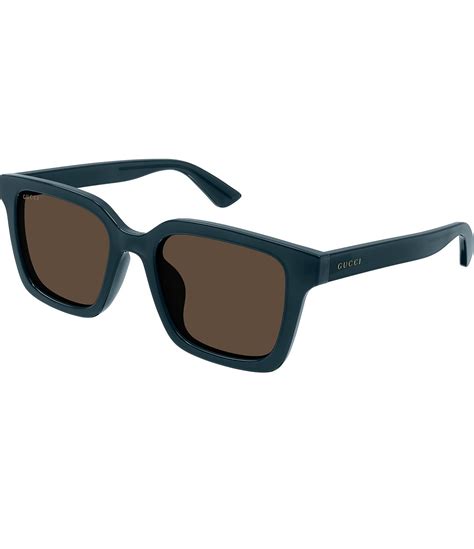 gucci glasses men square|gucci minimal 54mm square sunglasses.